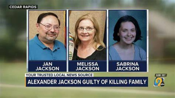 
Alexander Jackson: Iowa student, 22, who killed parents and sister gets 3 life sentences 
