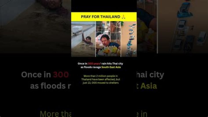 
More than 5,000 people affected by floods in Thailand 