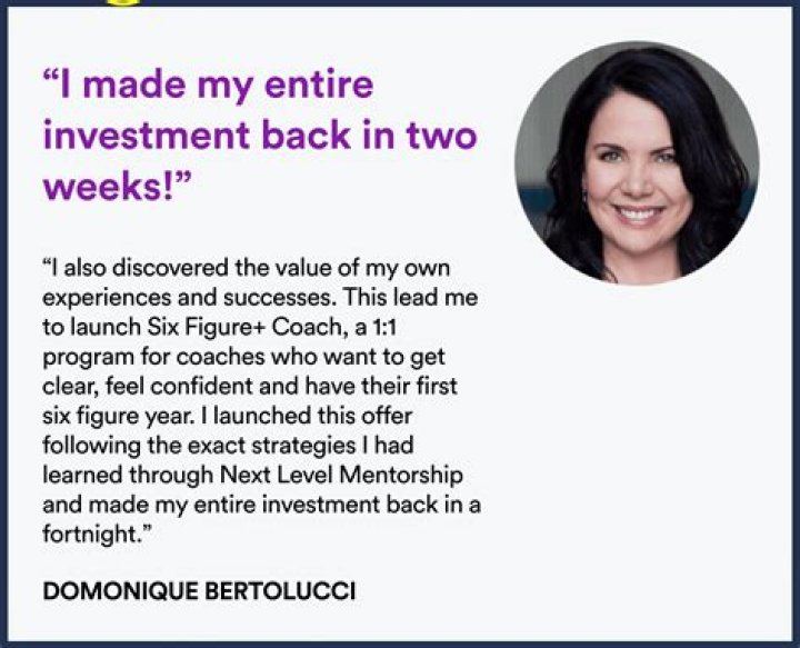 What is an example of a testimonial
